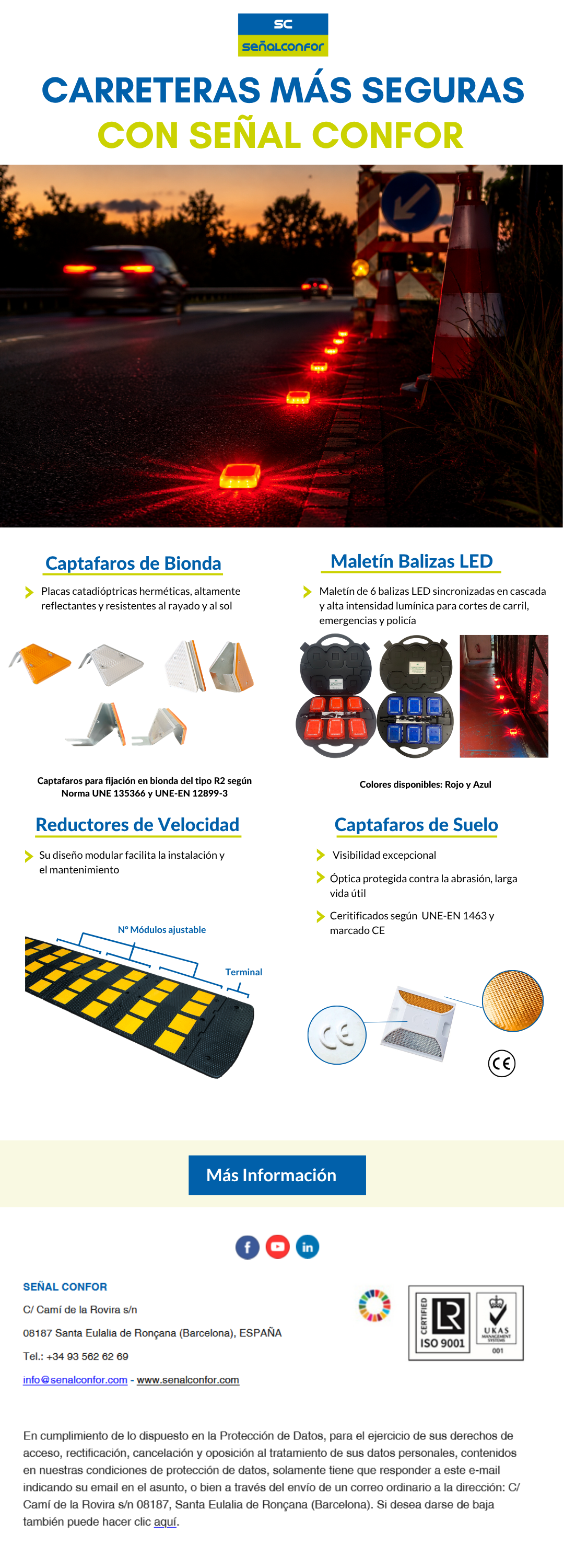 SENALCONFOR.COM - PRODUCTOS DE SEÑALIZACIÓN VIAL